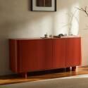 Aparador naranja 4 puertas 160 cm