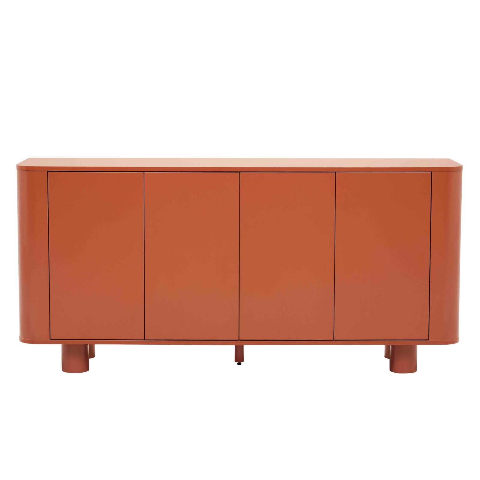 Aparador naranja 4 puertas 160 cm