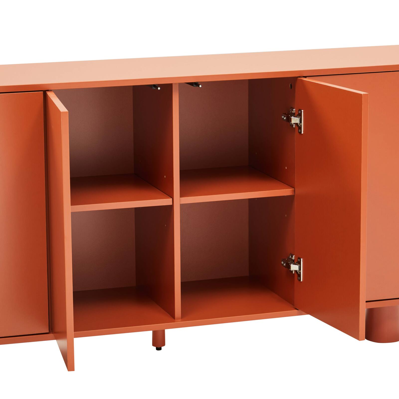 Aparador naranja 4 puertas 160 cm