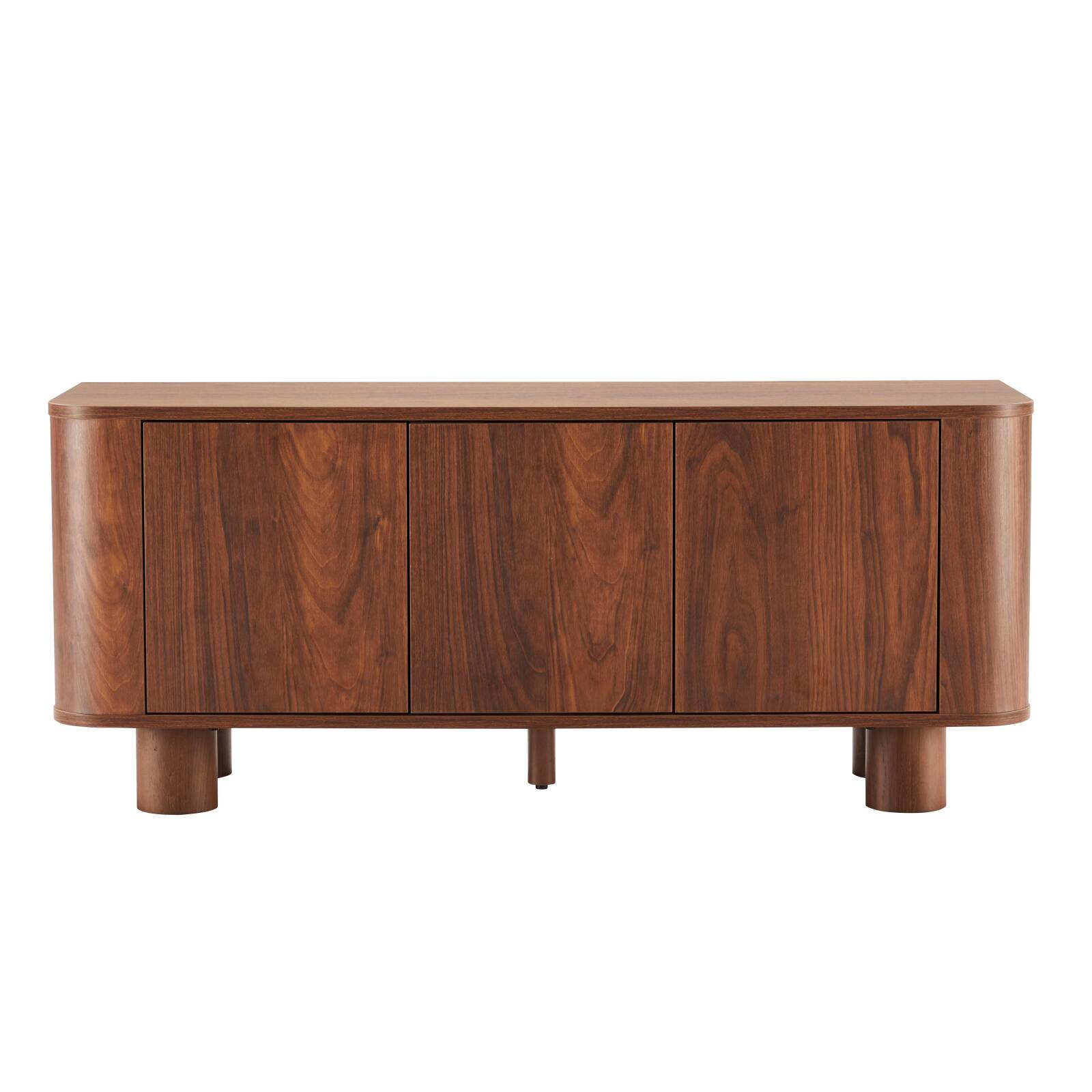 Mueble TV efecto madera 120 cm estilo escandinavo