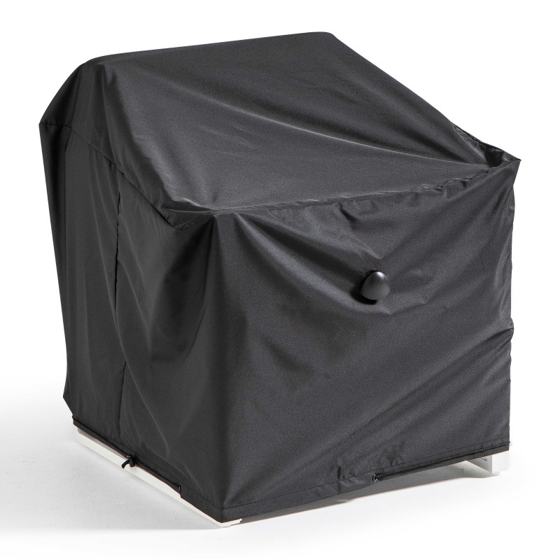 Funda para sillón de jardín negro 75 x 75 x 60 cm