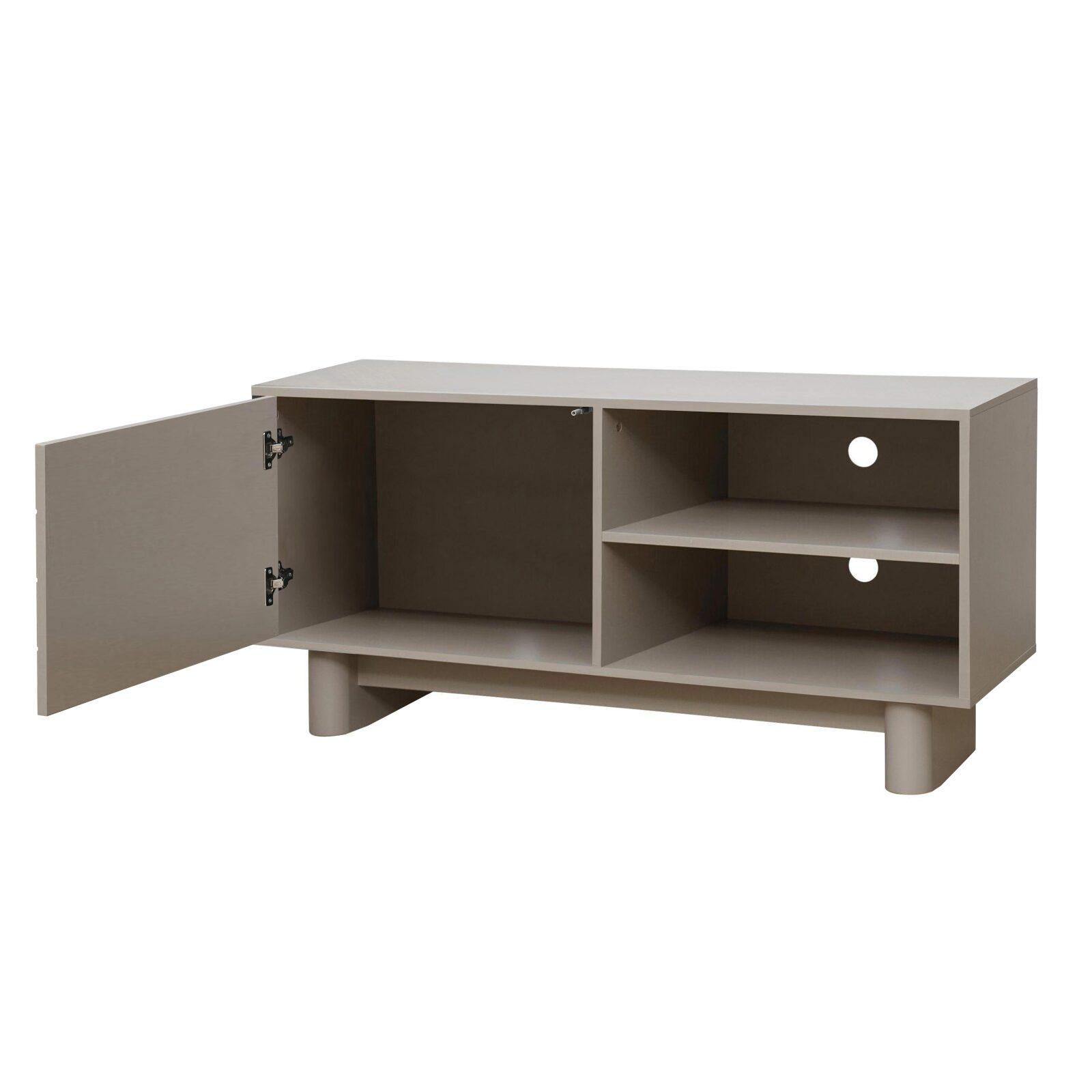 Mueble TV liso 120 cm estilo retro