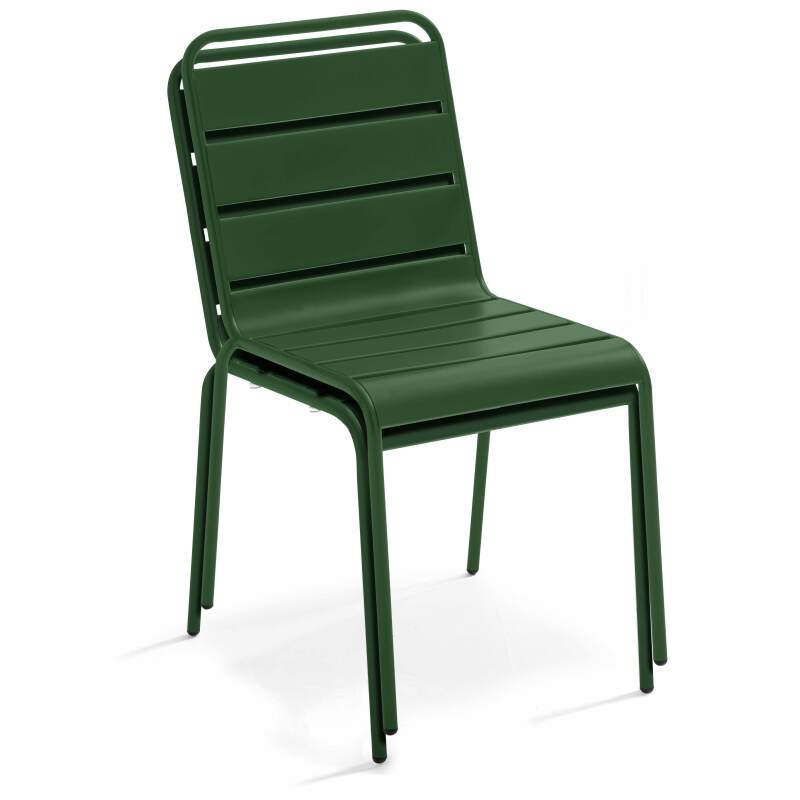 Silla de jardín de metal (3/5)