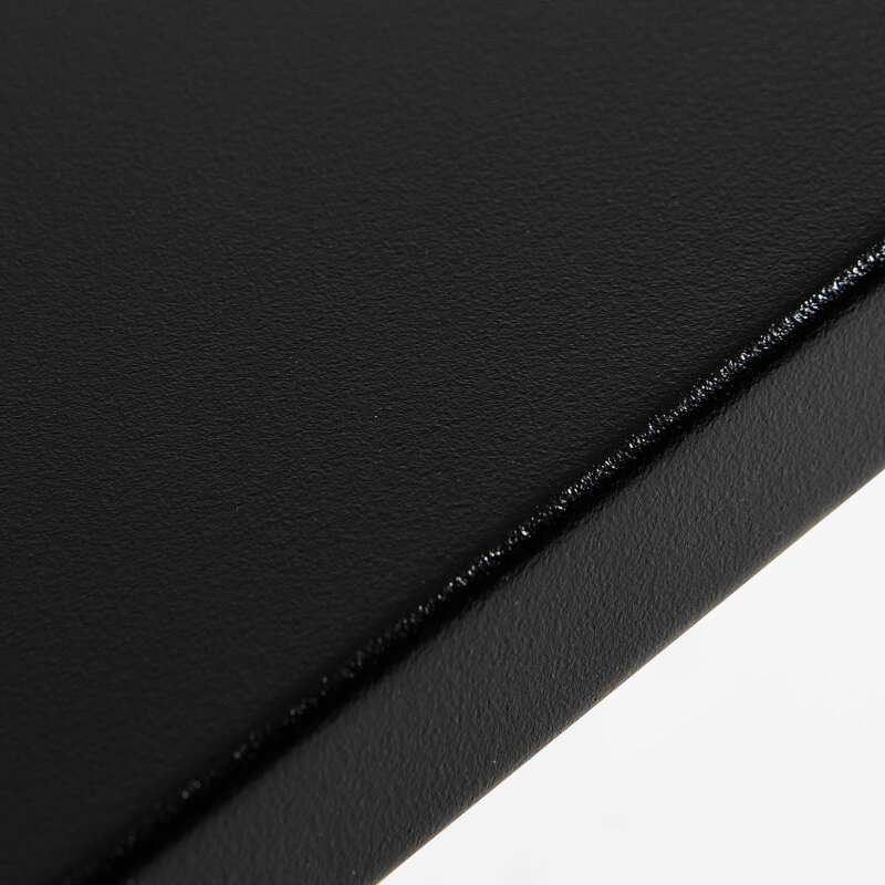 Mesa de jardín cuadrada de metal 4 personas 70x70 cm (2/5)