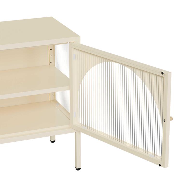 Mueble TV 115cm de metal de estilo moderno (4/9)