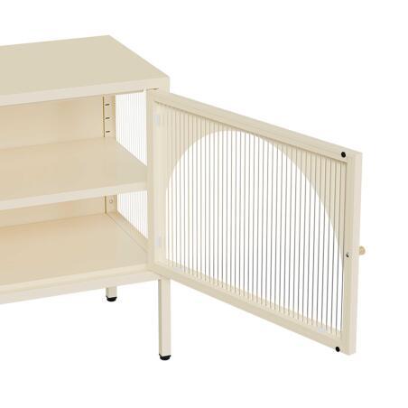 Mueble TV 115cm de metal de estilo moderno (4/9)