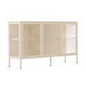 Aparador de metal 3 puertas 140 cm