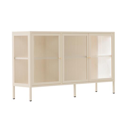 Aparador de metal 3 puertas 140 cm