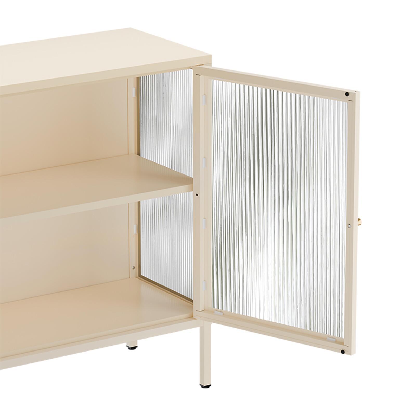 Aparador de metal 3 puertas 140 cm