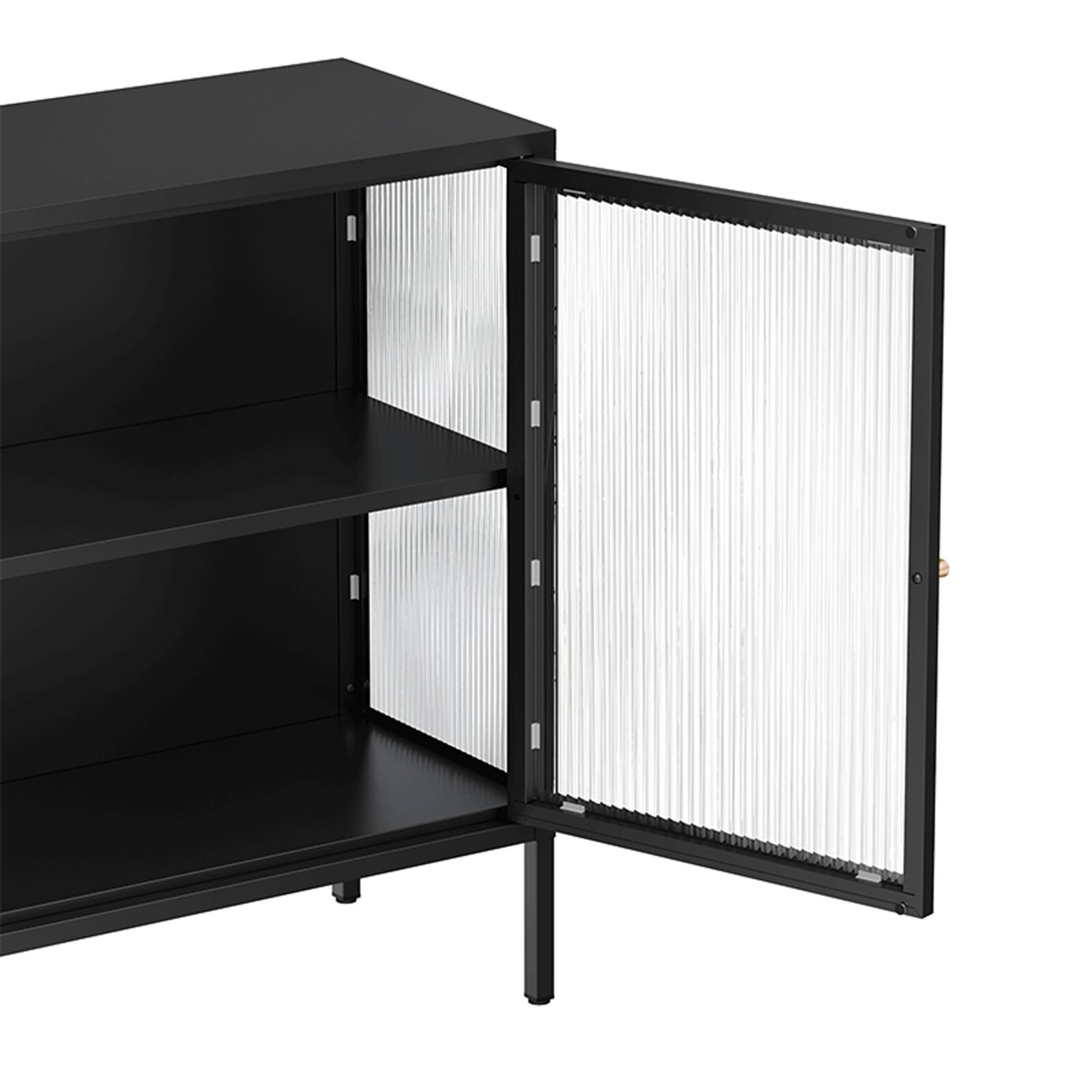 Aparador de metal 3 puertas 140 cm