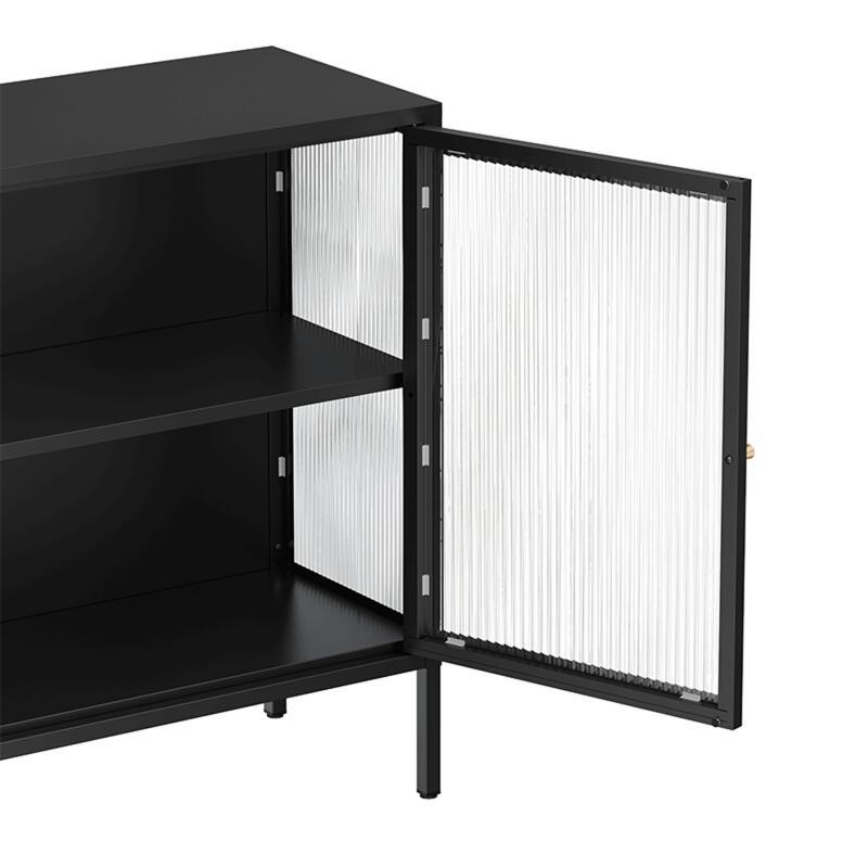 Aparador de metal 3 puertas 140 cm