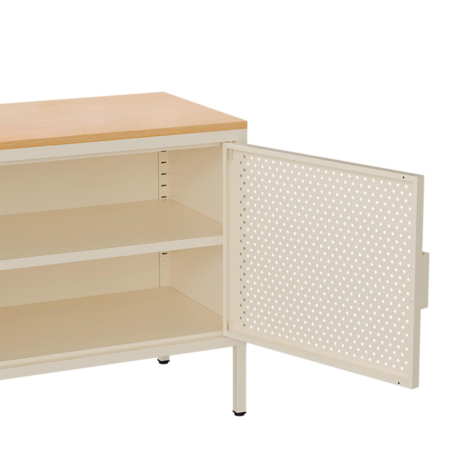 Aparador de metal 2 puertas 100 cm