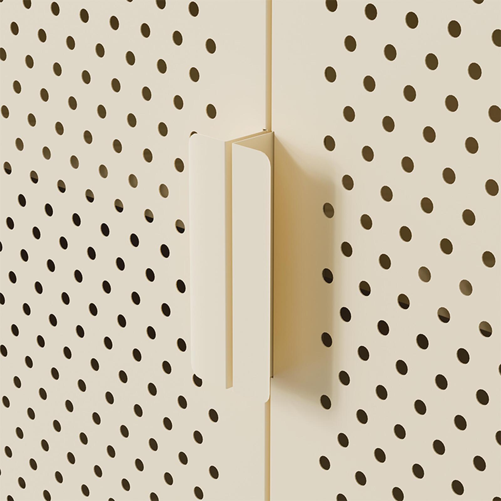 Aparador de metal 2 puertas 100 cm