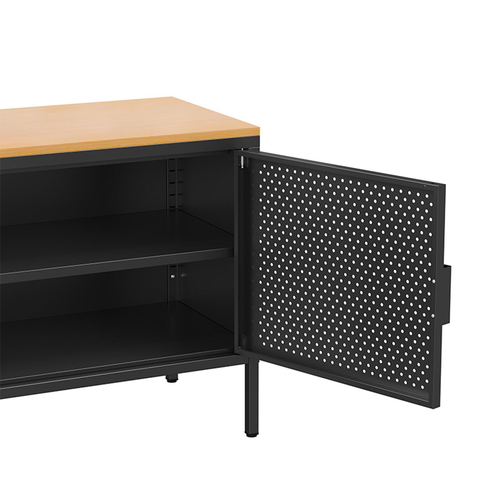 Aparador de metal 2 puertas 100 cm