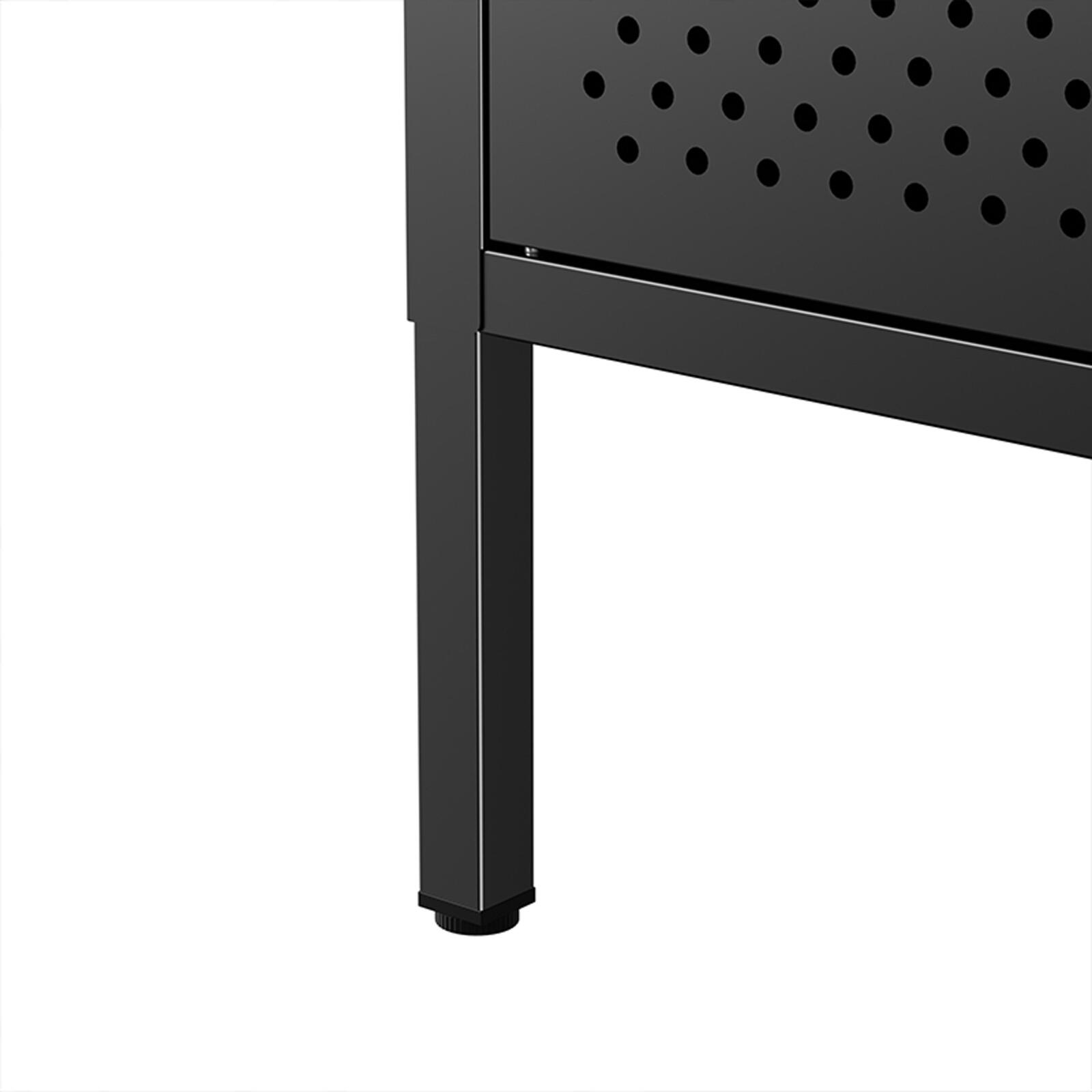 Aparador de metal 2 puertas 100 cm