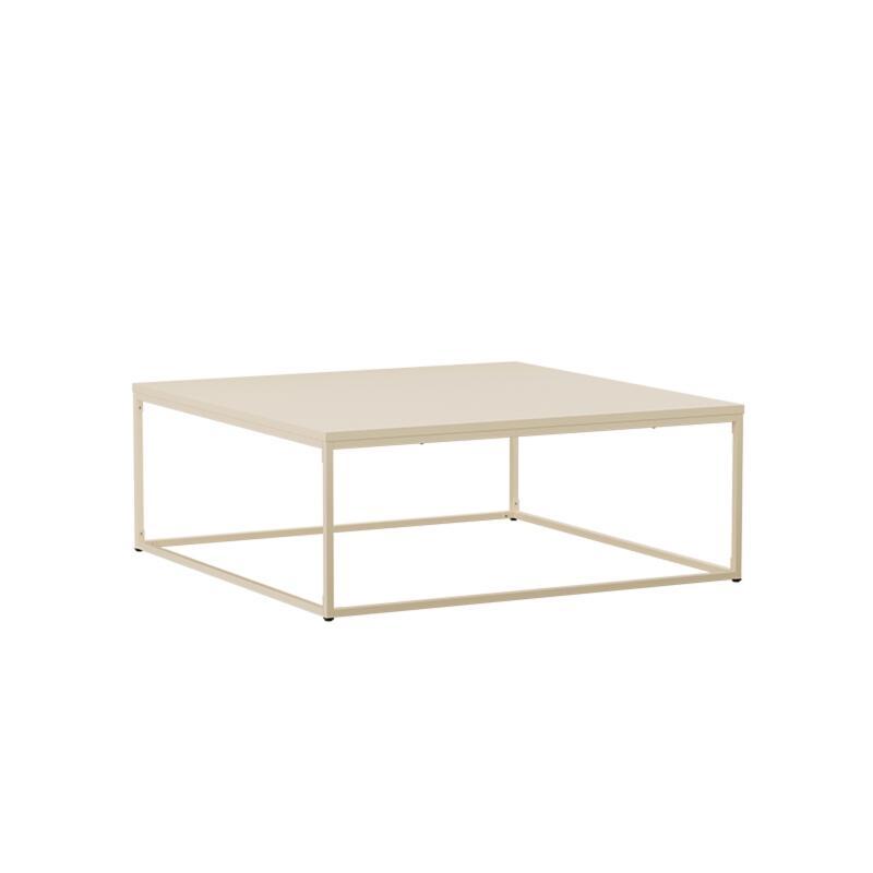 Mesa de centro de metal cuadrada 120x40 cm