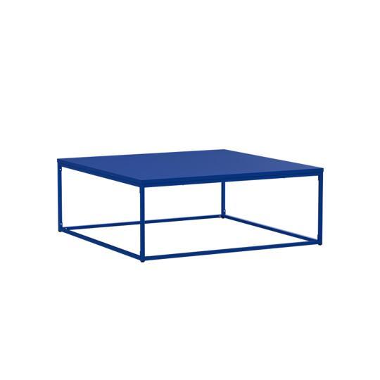 Mesa de centro de metal cuadrada 120x40 cm