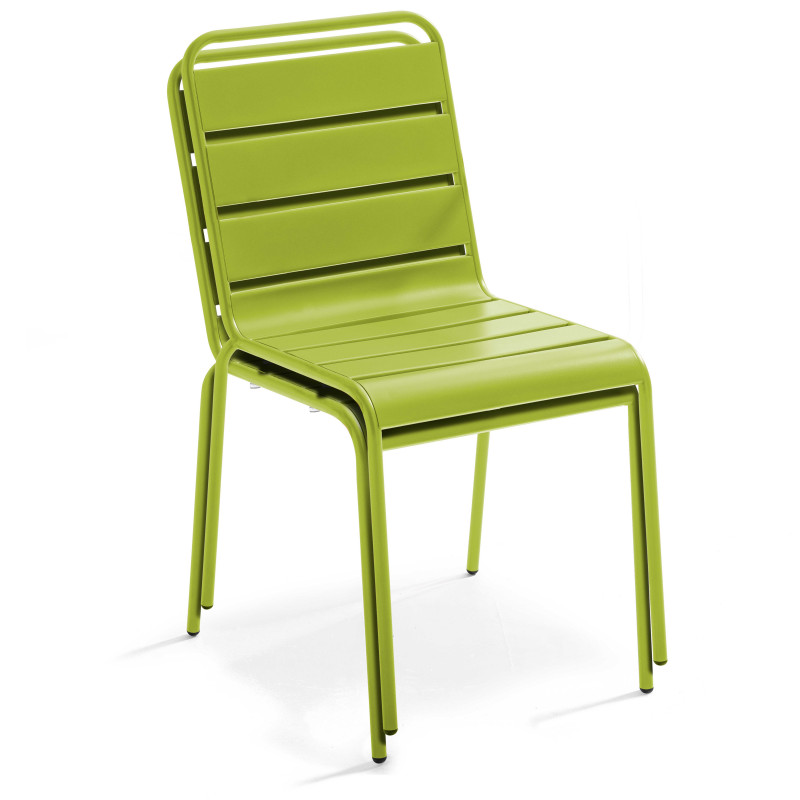 Mesa cuadrada con tablero plegable 70 x 70 cm y 2 sillas de metal
