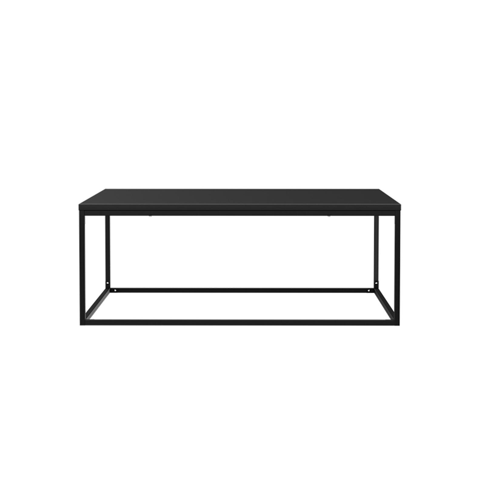 Mesa de centro de metal cuadrada 120x40 cm