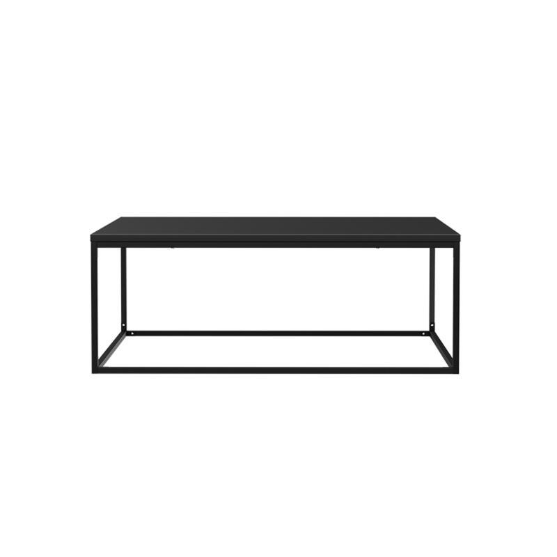 Mesa de centro de metal cuadrada 120x40 cm