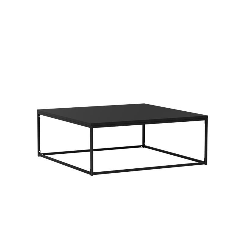 Mesa de centro de metal cuadrada 120x40 cm