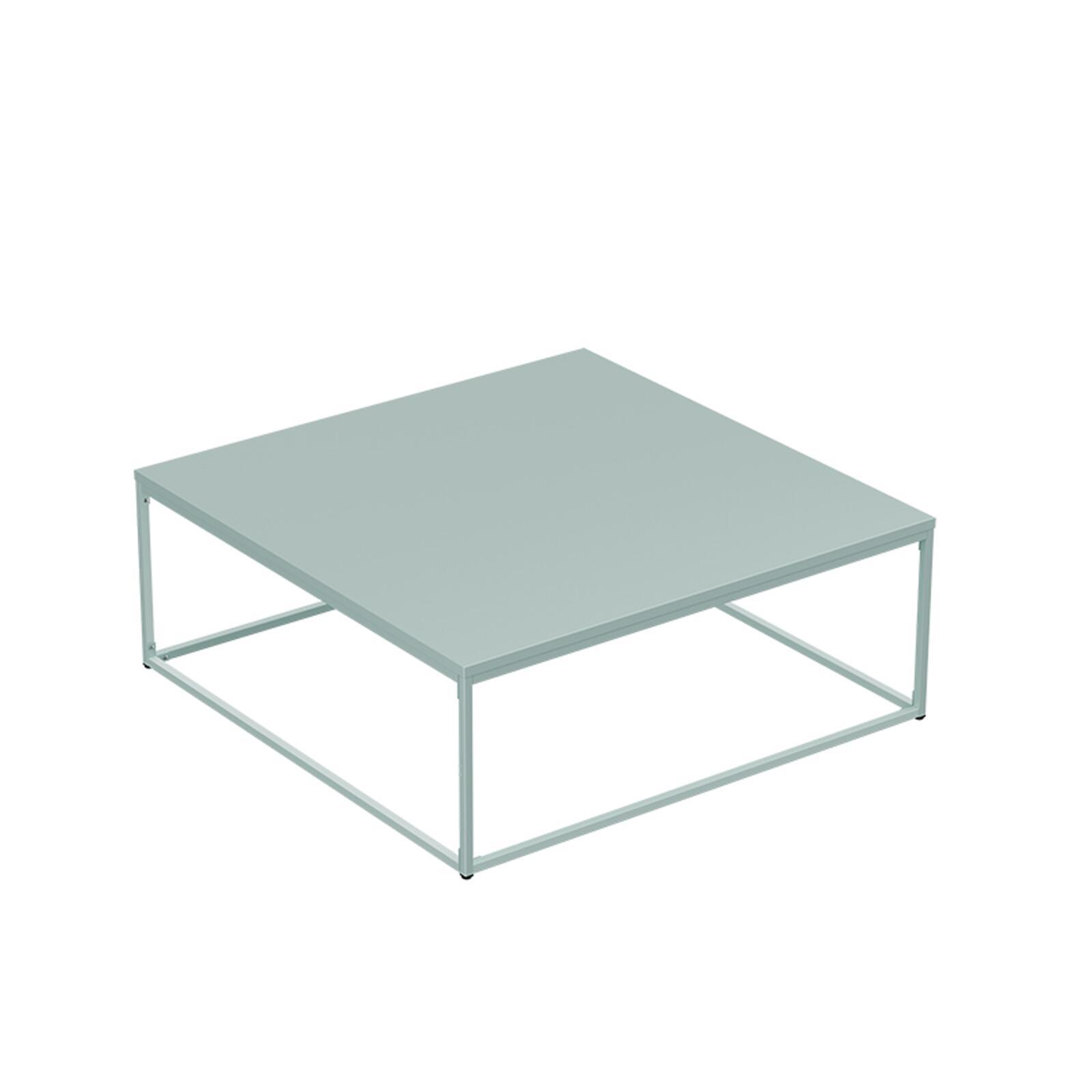 Mesa de centro de metal cuadrada 120x40 cm