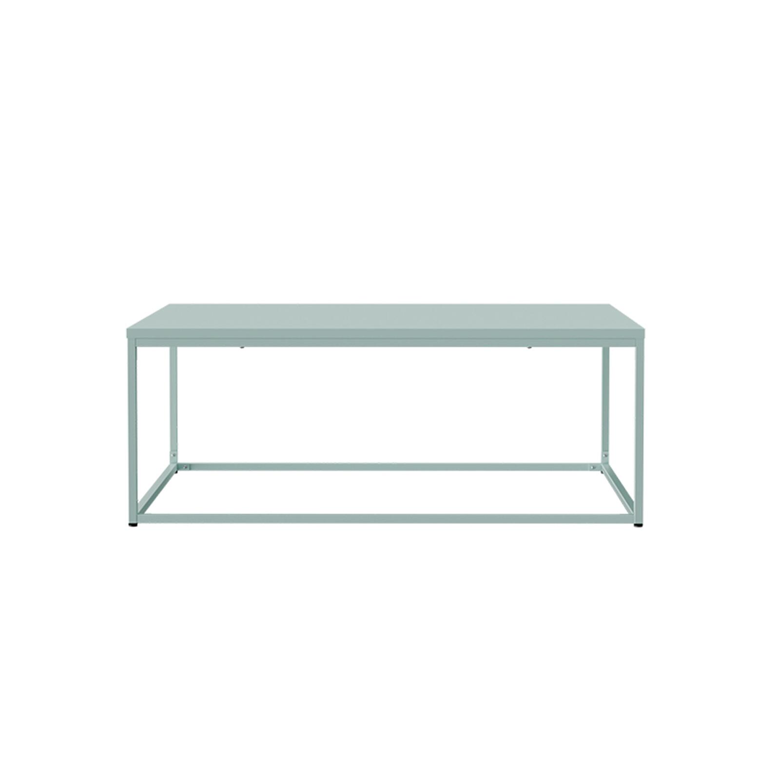 Mesa de centro de metal cuadrada 120x40 cm