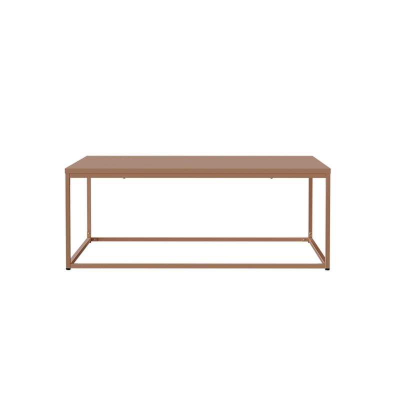 Mesa de centro de metal cuadrada 120x40 cm (3/8)