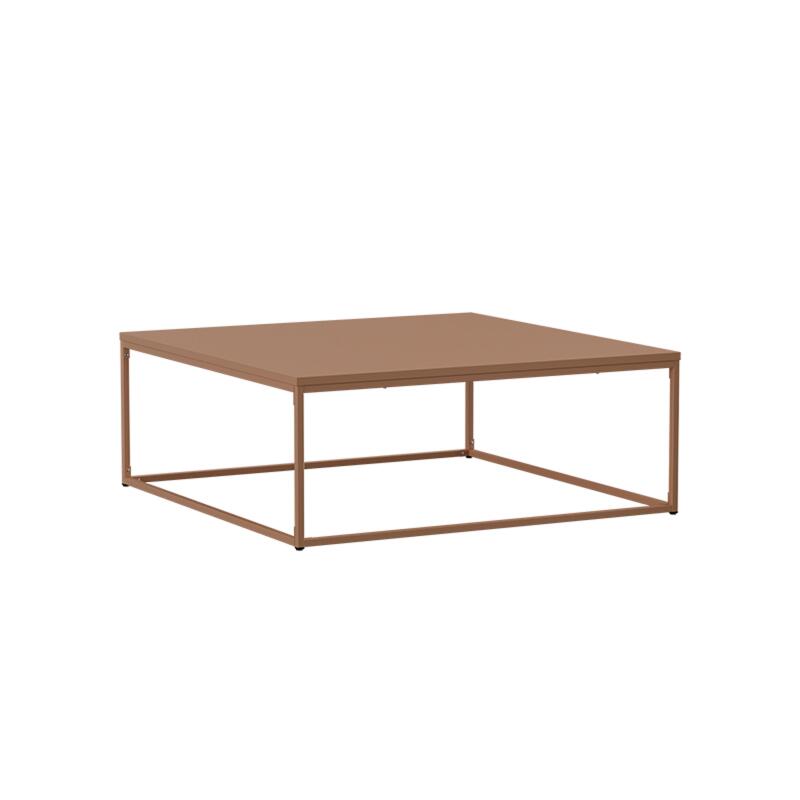 Mesa de centro de metal cuadrada 120x40 cm