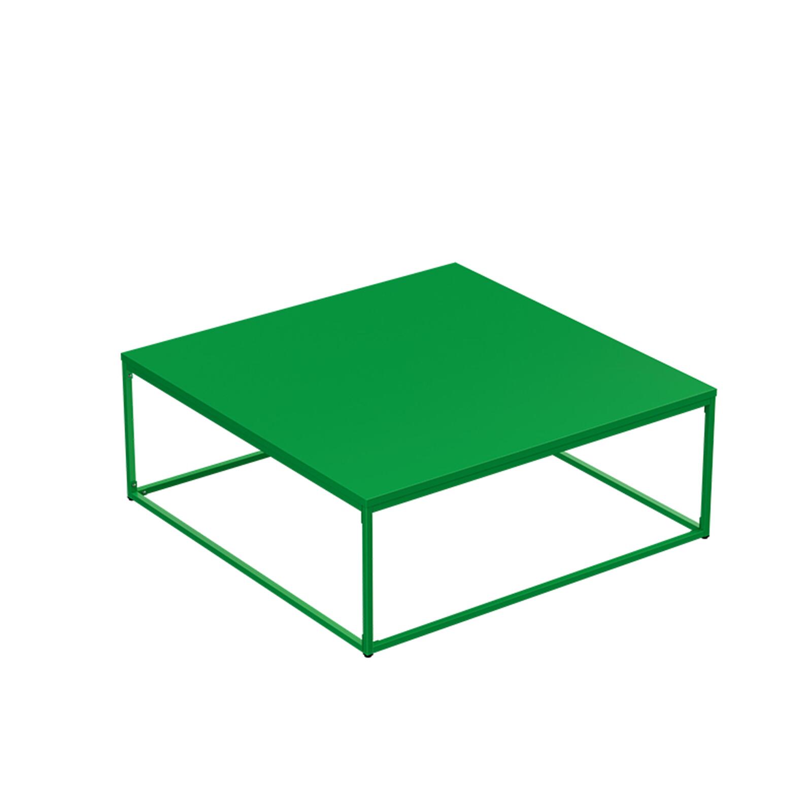 Mesa de centro de metal cuadrada 120x40 cm