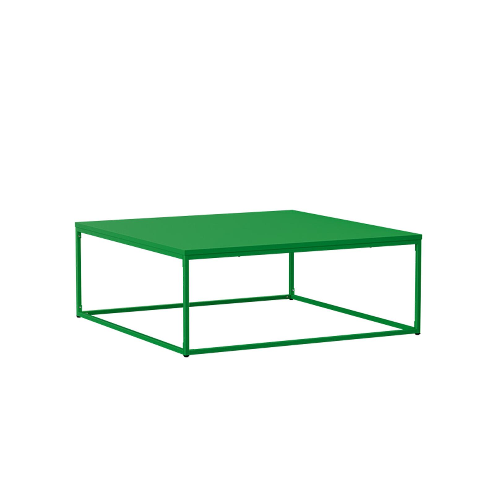 Mesa de centro de metal cuadrada 120x40 cm