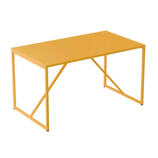 Mesa de comedor de metal 4 personas | Oviala