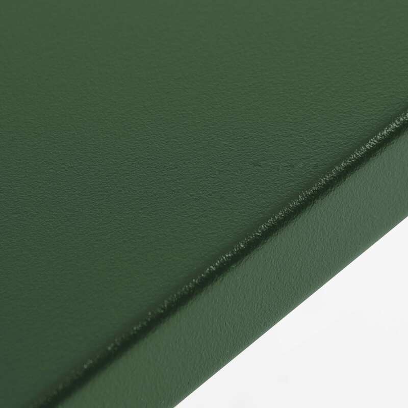 Mesa de jardín de metal 180x90 cm y 8 sillas con reposabrazos (3/8)