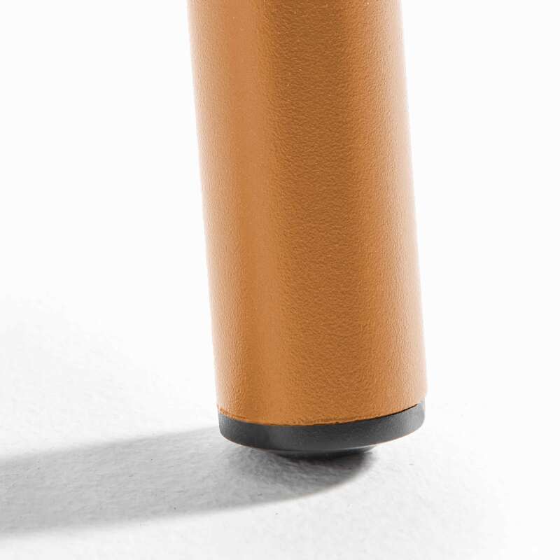 Mesa de jardín bistro cuadrada de metal 70x70 cm y 2 sillas con reposabrazos (4/8)