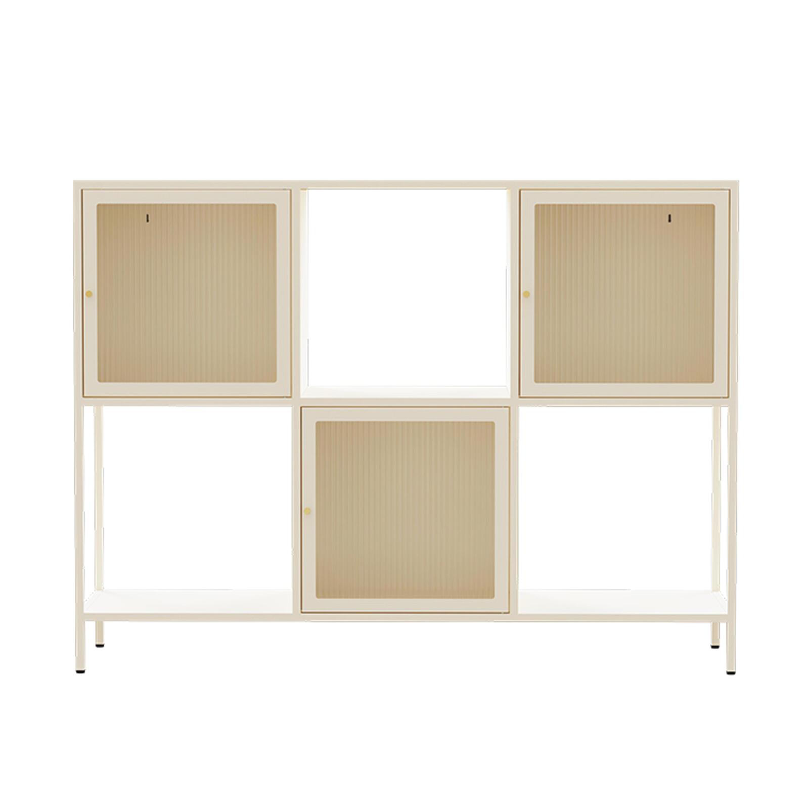 Aparador de metal 3 puertas 120 cm