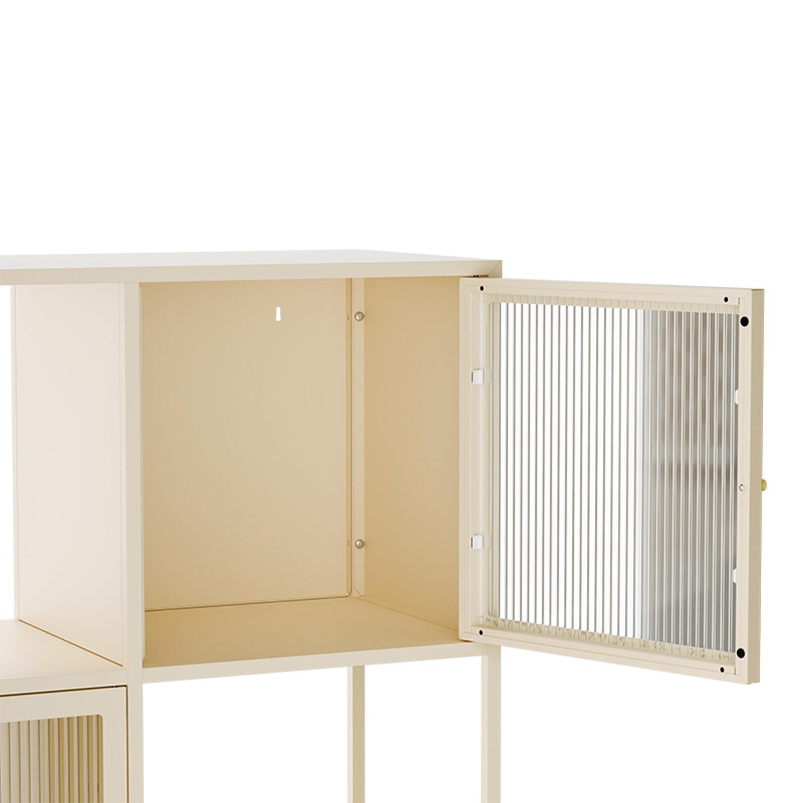 Aparador de metal 3 puertas 120 cm