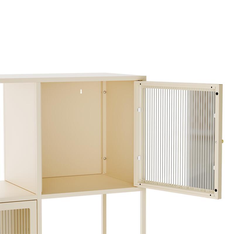 Aparador de metal 3 puertas 120 cm