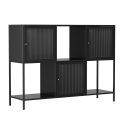 Aparador de metal 3 puertas 120 cm