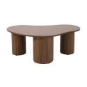 Mesa de centro de diseño con forma orgánica 100x60 cm