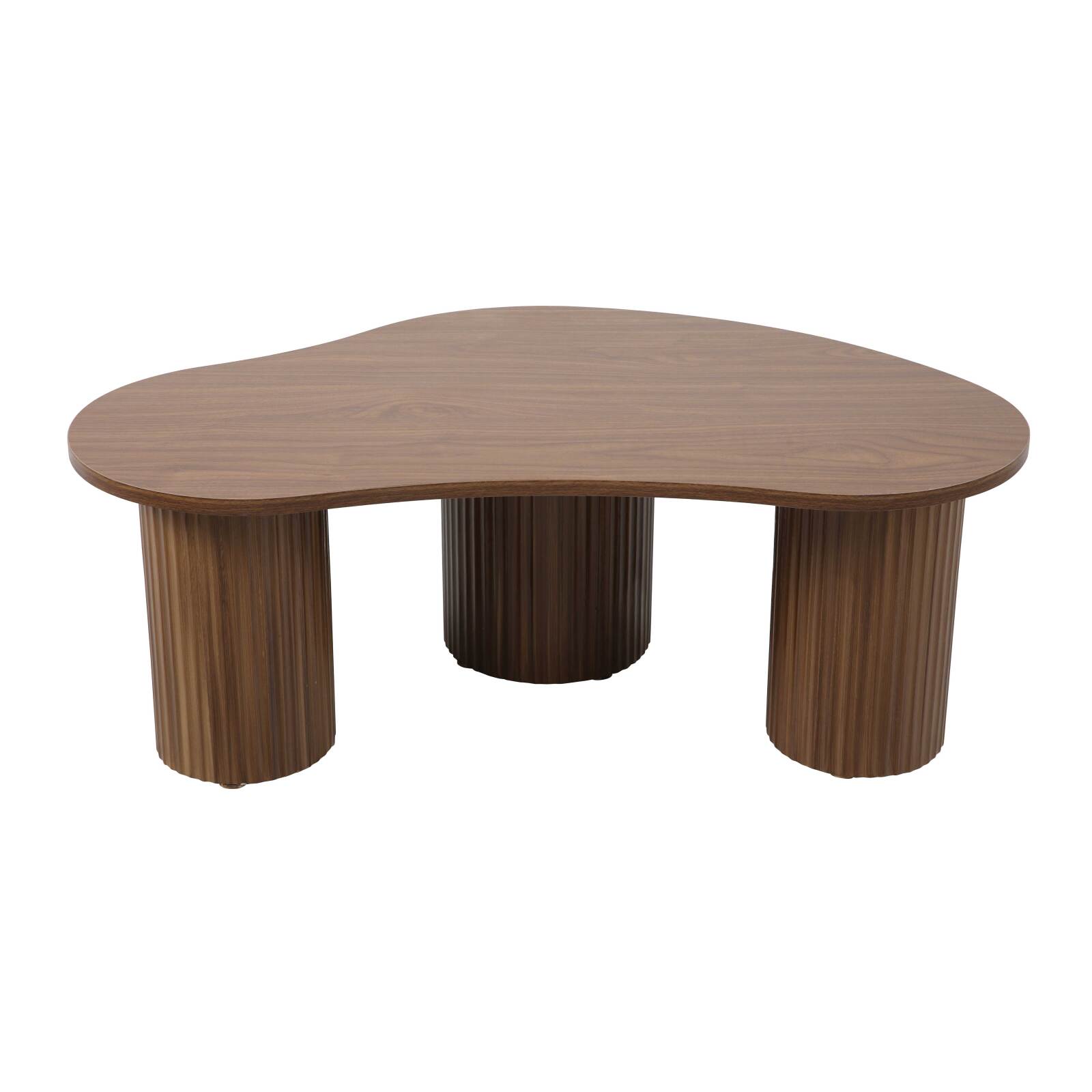 Mesa de centro de diseño con forma orgánica 100x60 cm