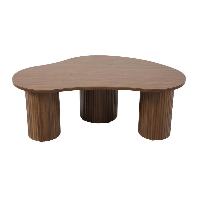 Mesa de centro de diseño con forma orgánica 100x60 cm (2/6)