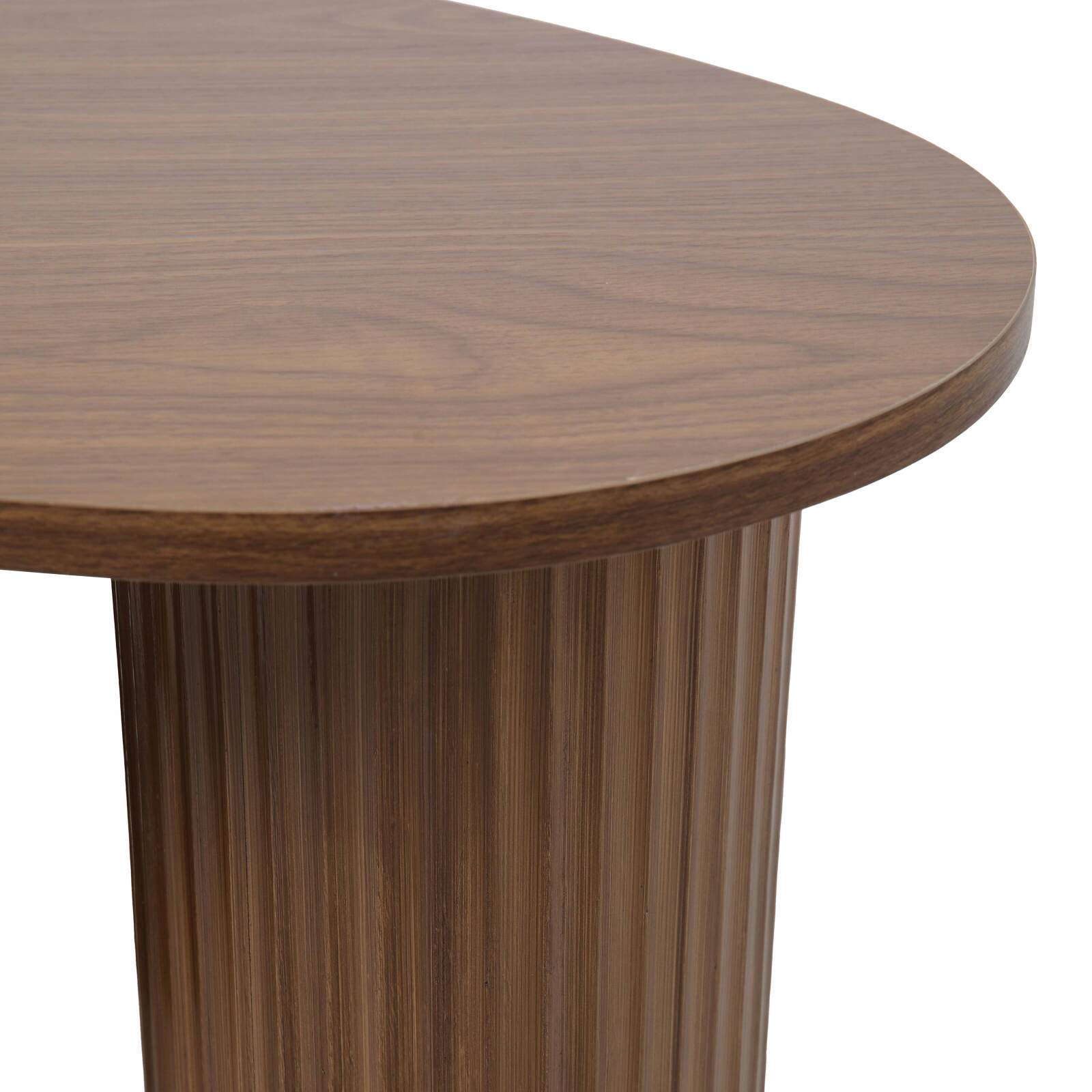 Mesa de centro de diseño con forma orgánica 100x60 cm