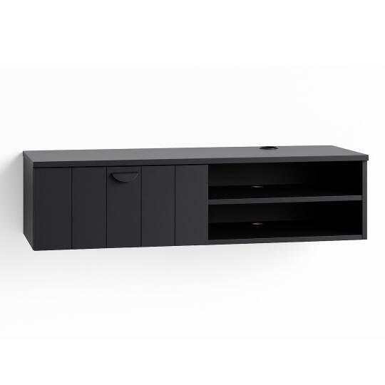 Mueble de TV suspendido 120 cm estilo bohemio | Oviala
