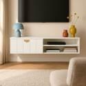 Mueble de TV suspendido 120 cm estilo bohemio