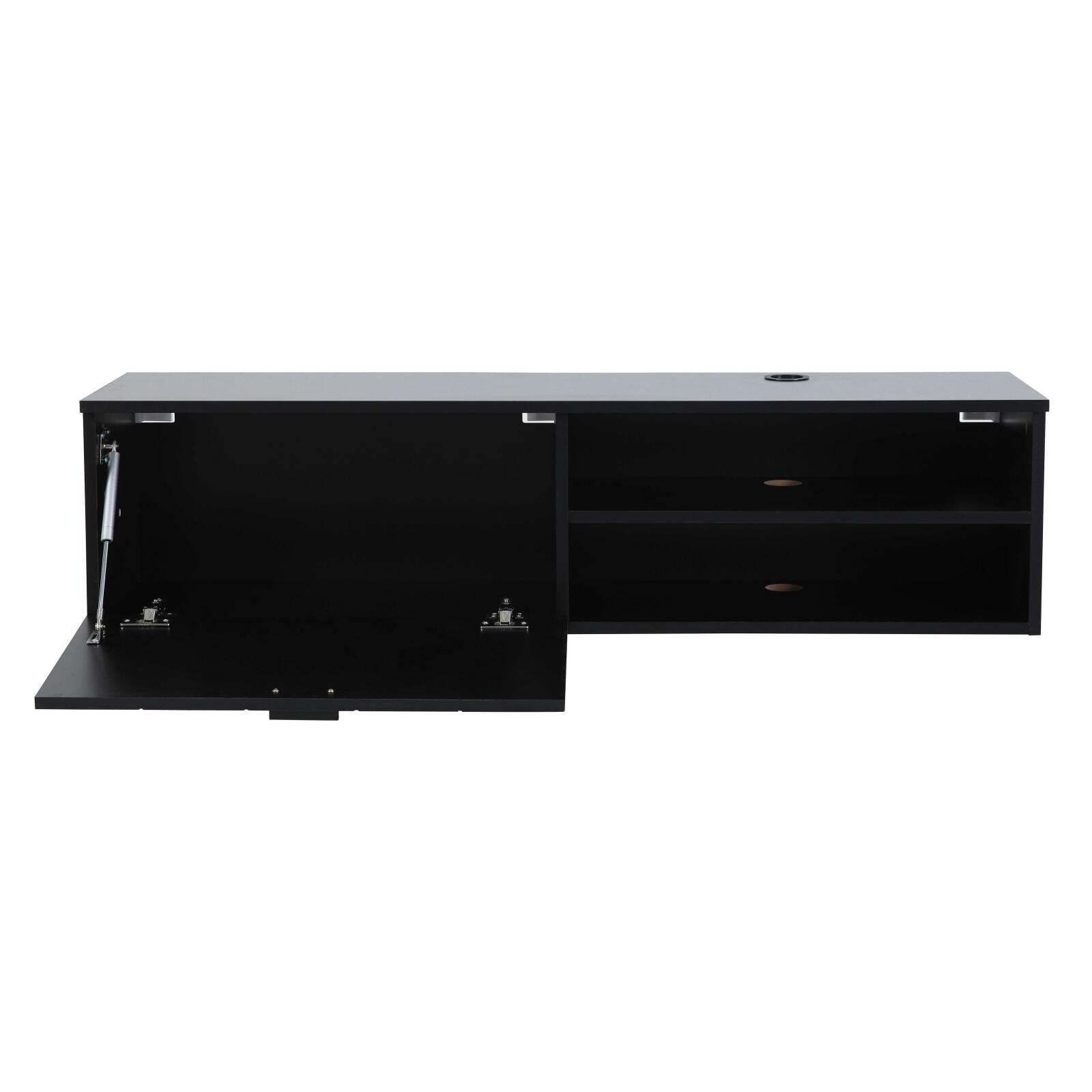 Mueble de TV suspendido 120 cm estilo bohemio 