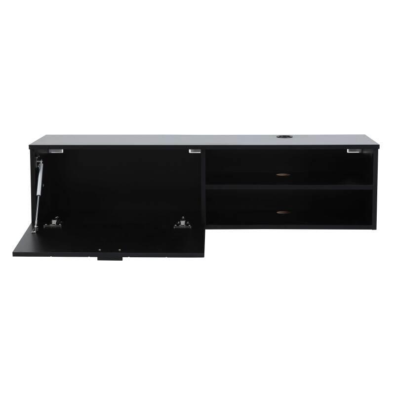 Mueble de TV suspendido 120 cm estilo bohemio 