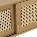Mueble TV suspendido efecto madera 160 cm estilo bohemio