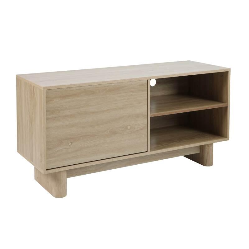 Mueble de TV efecto madera estilo escandinavo 120 cm