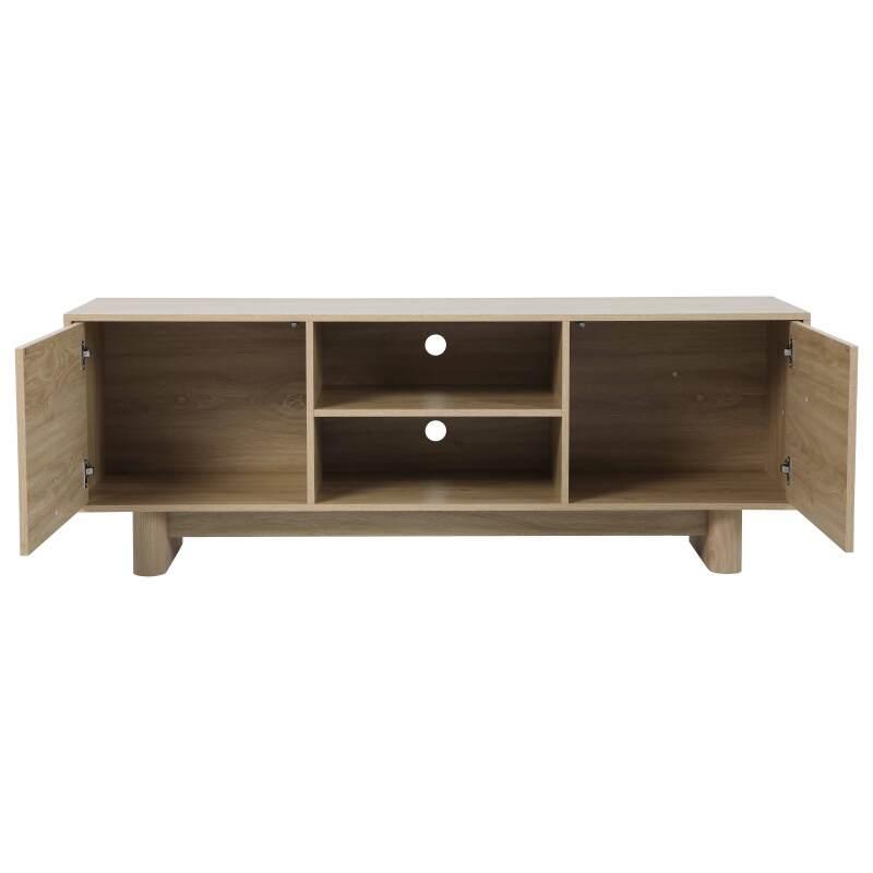 Mueble de TV efecto madera estilo escandinavo 160 cm