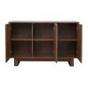 Aparador escandinavo efecto madera 3 puertas 120 cm